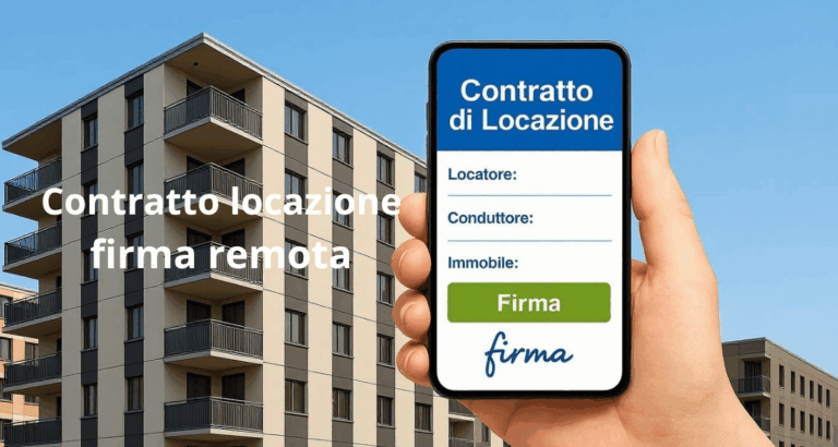 Contratti locazione con firma remota