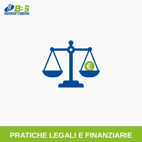 pratiche e servizi di tipo giuridico e finanziarii destinatati ad imprese, professionisti e privati cittadini